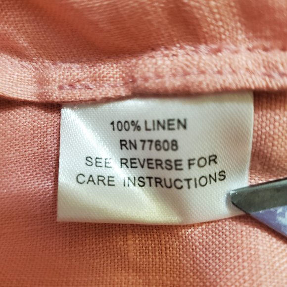 J. Peterman linen pink sleeveless ruffled top 6 feminine boho - Picture 5 of 7